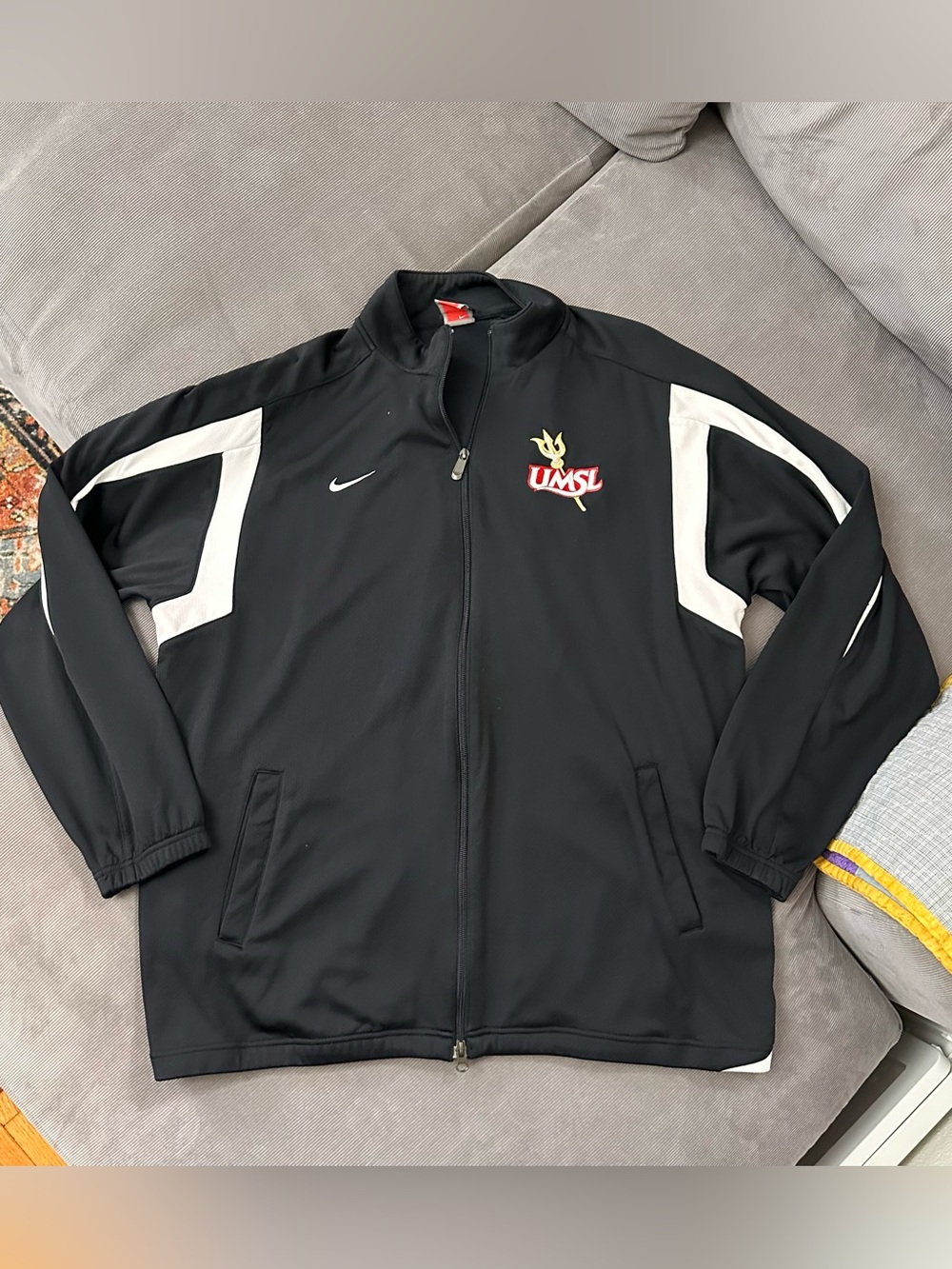 Vintage Nike Team University Of Missouri St. Louis Titans Full Zip Jacket XXL